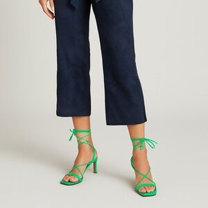 Alohas Neon Green Bellini Heeled Sandal